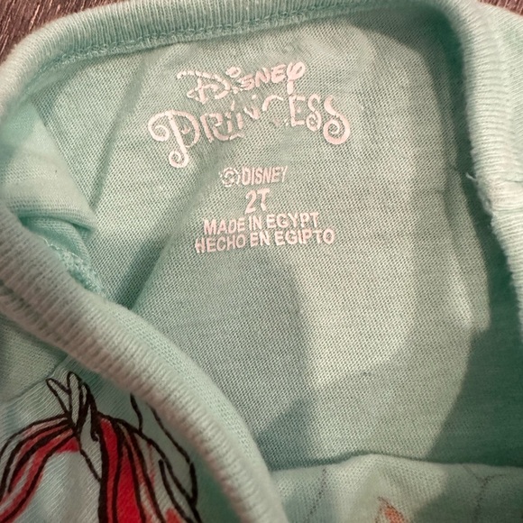 Carters/Disney The Little Mermaid Toddler Girl clothing Bundle B1 - Picture 5 of 6